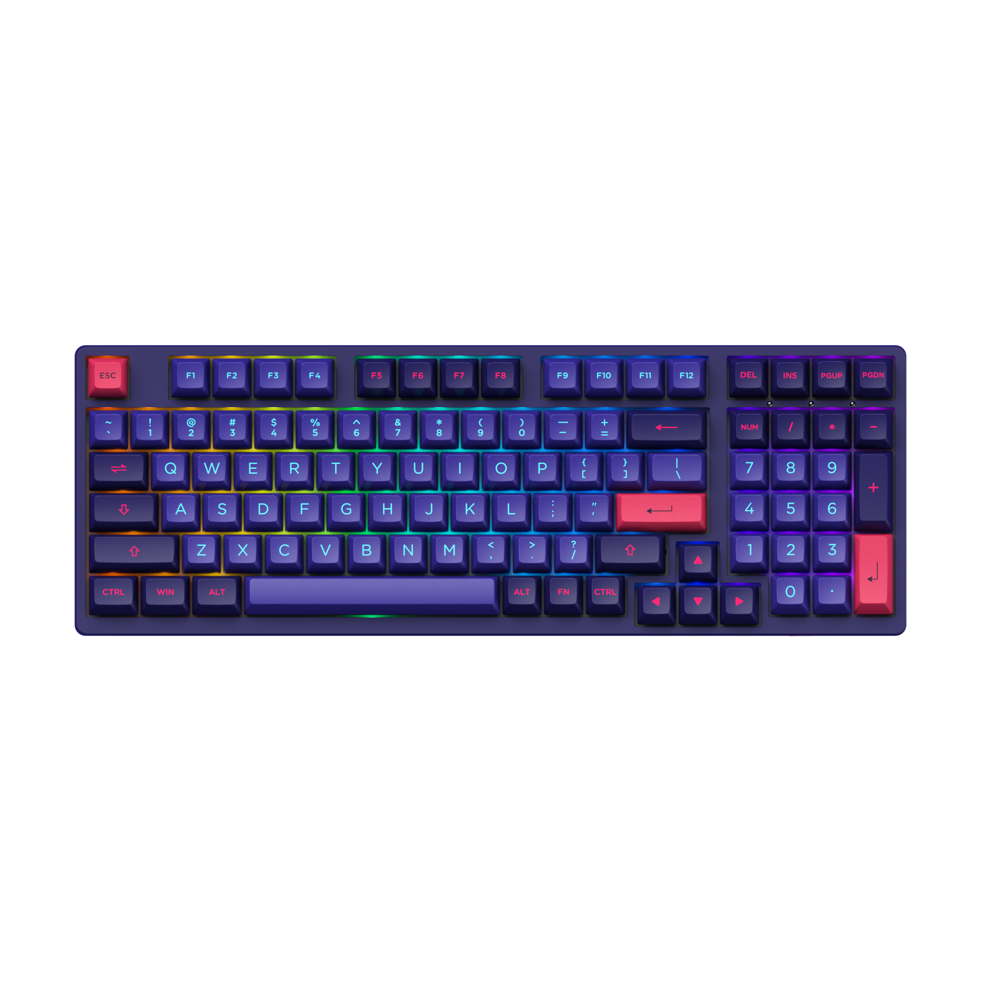 Akko Neon 3098 Keyboard with RGB