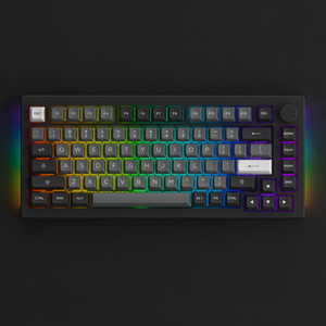 Black & Silver Tastenkappen Set (197 Tasten)