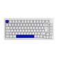 Blue on White ISO Nordic Tastenkappen Set (49-Tasten) install on the iso keyboard