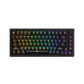 Black 5075B Plus ASA Clear Mechanical Keyboard with RGB