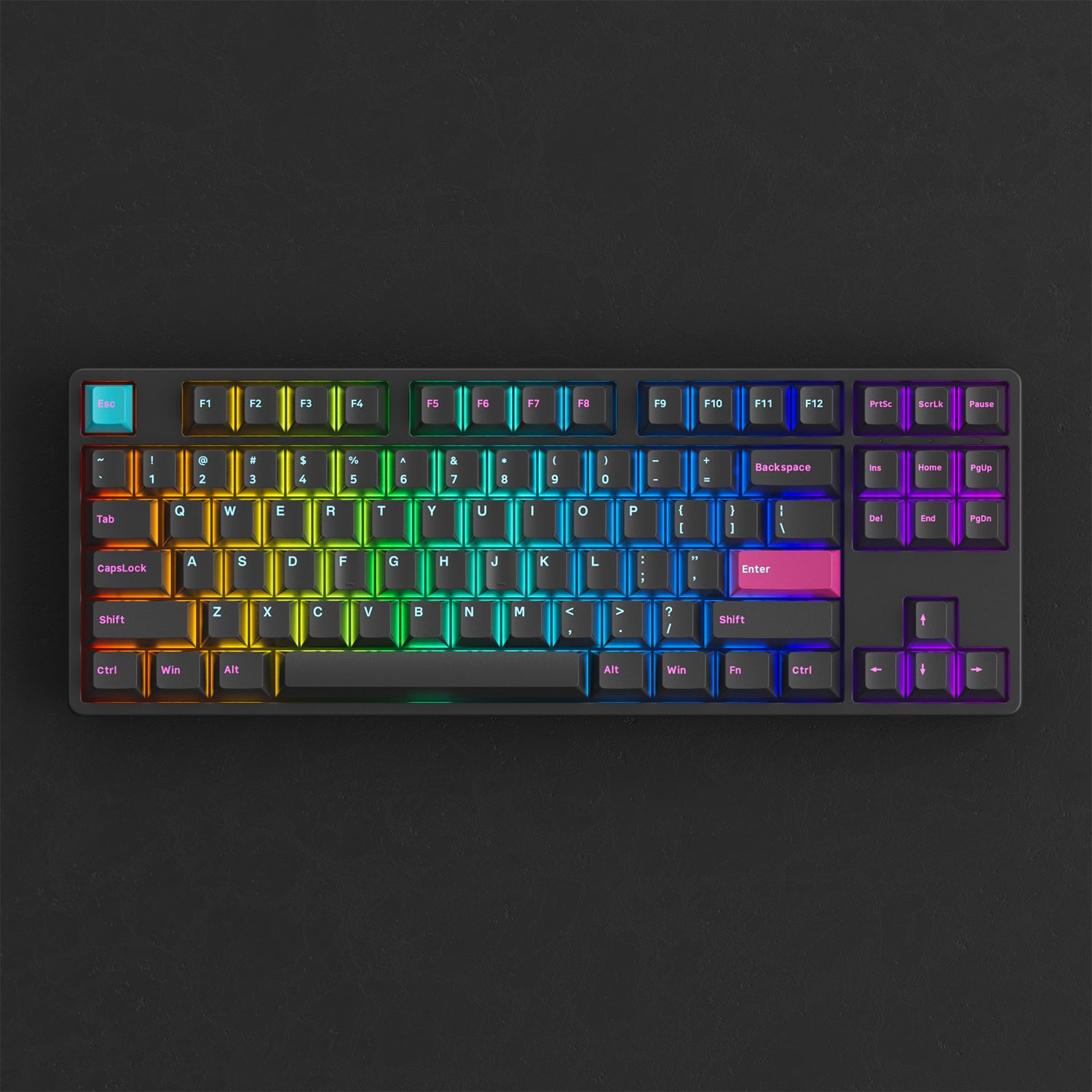 5087S VIA Keyboard RGB lighting