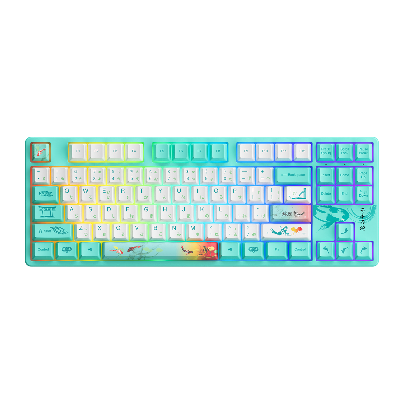 5087S VIA Keyboard monet’s pond theme with rgb