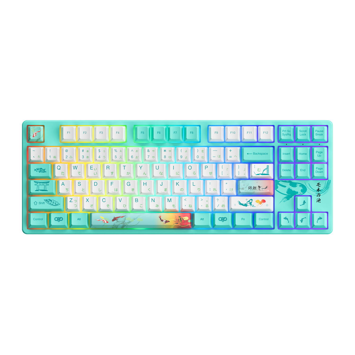 5087S VIA Keyboard monet’s pond theme with rgb