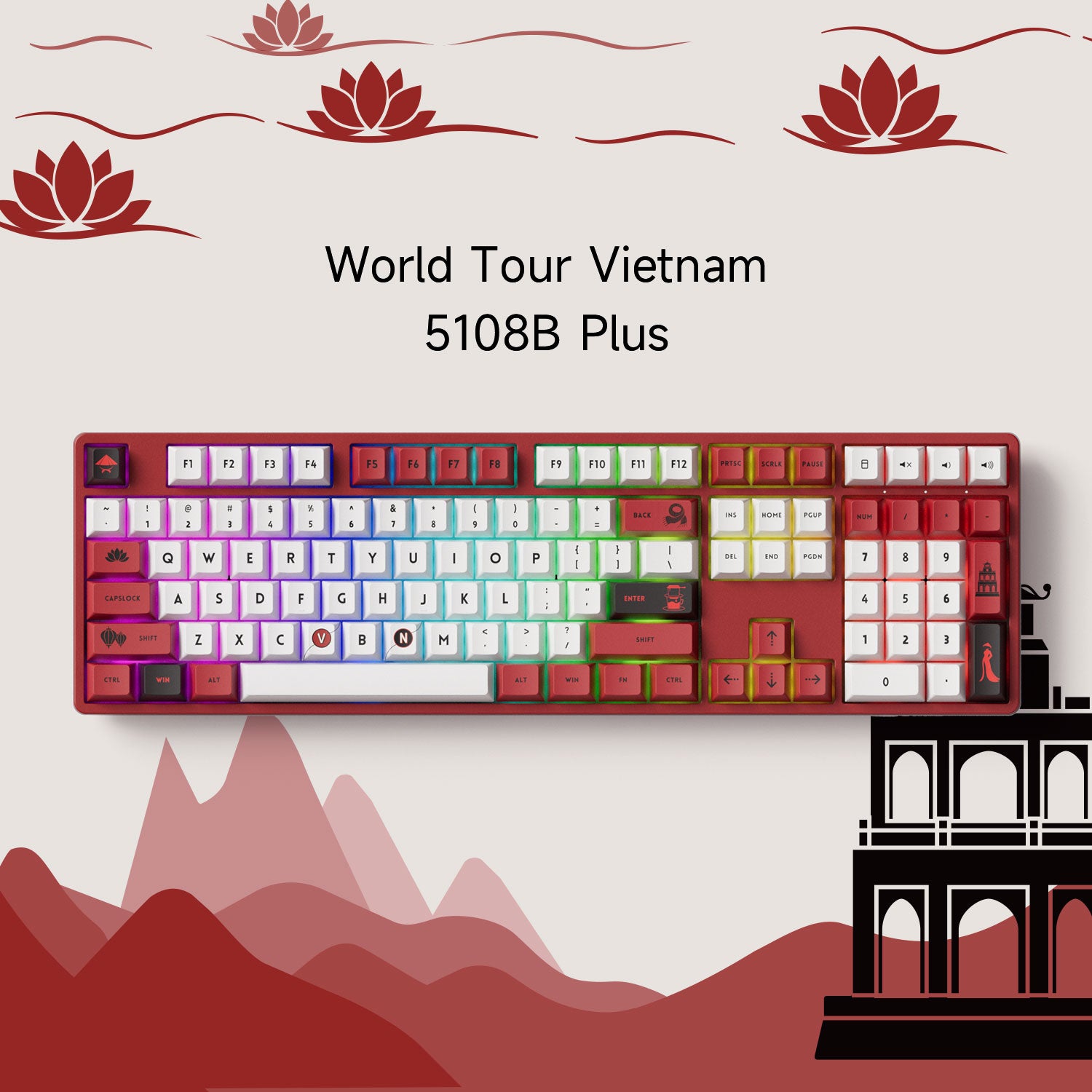 Akko 5075B Plus World Tour Vietnam RGB
