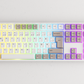 A close view of Steam Engine 5108B Plus ISO DE/Nordic Keyboard with rgb