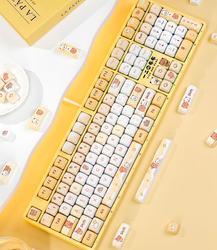 Akko Dudu and Bubu 5108B Full Size Keyboard Details