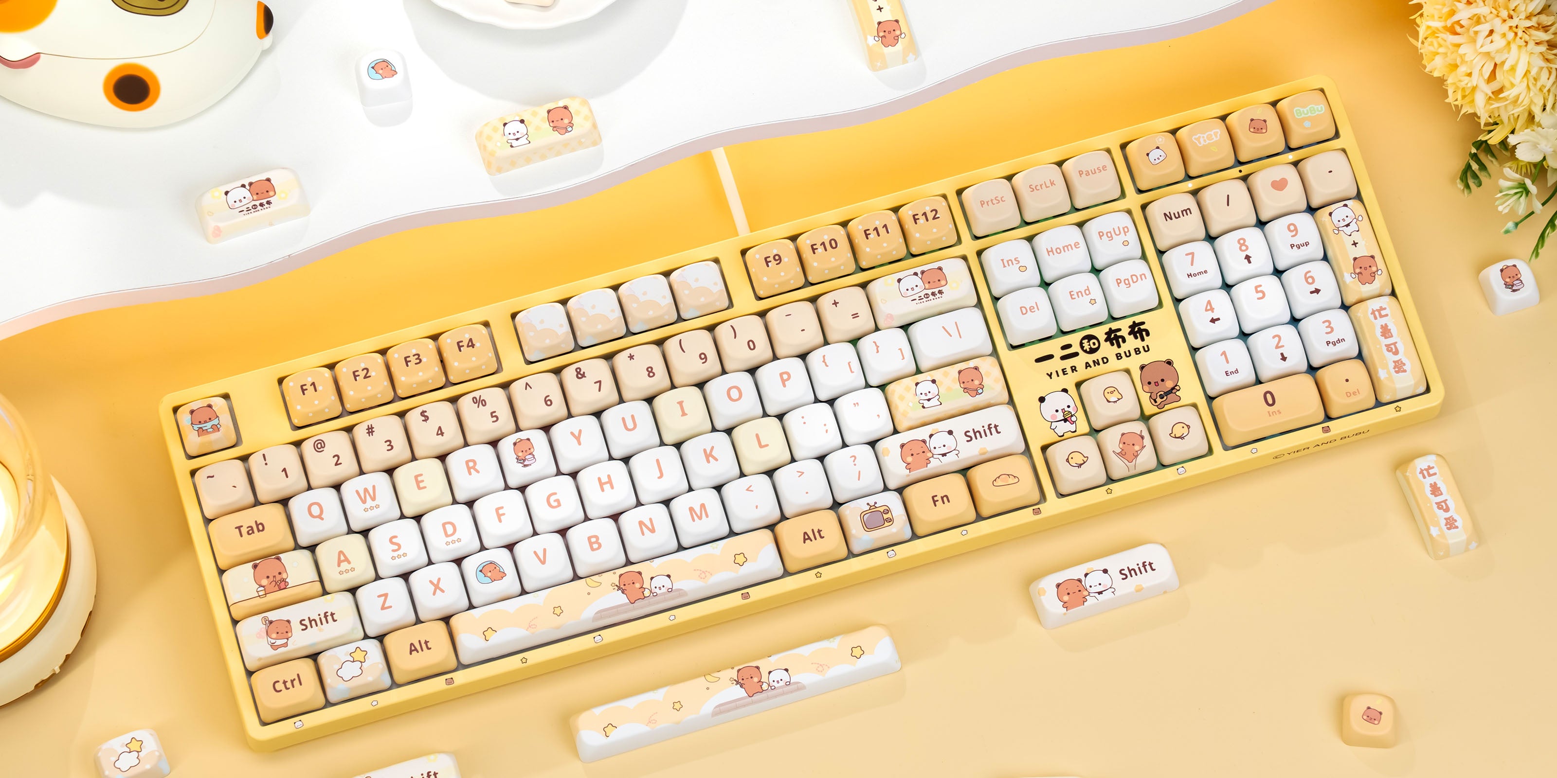 Akko Dudu and Bubu 5108B Full Size Keyboard Details