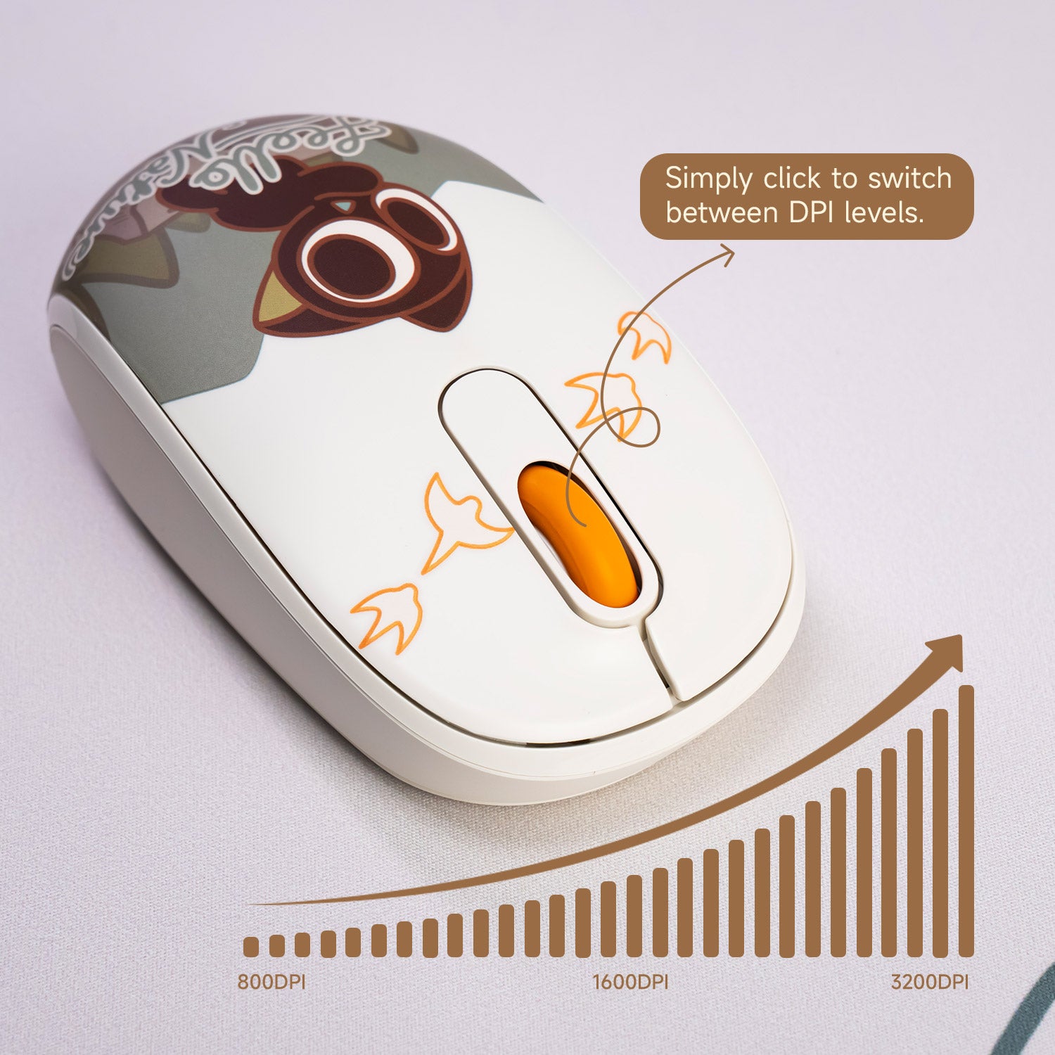 Akko Smart1 The Legend of Hei Mouse DPI