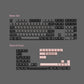 ASA Black & Pink Keycap Set (Hiragana Version, PBT, 158 Keys)