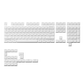 ASA Shine-Through Keycap Set (131 Keys)