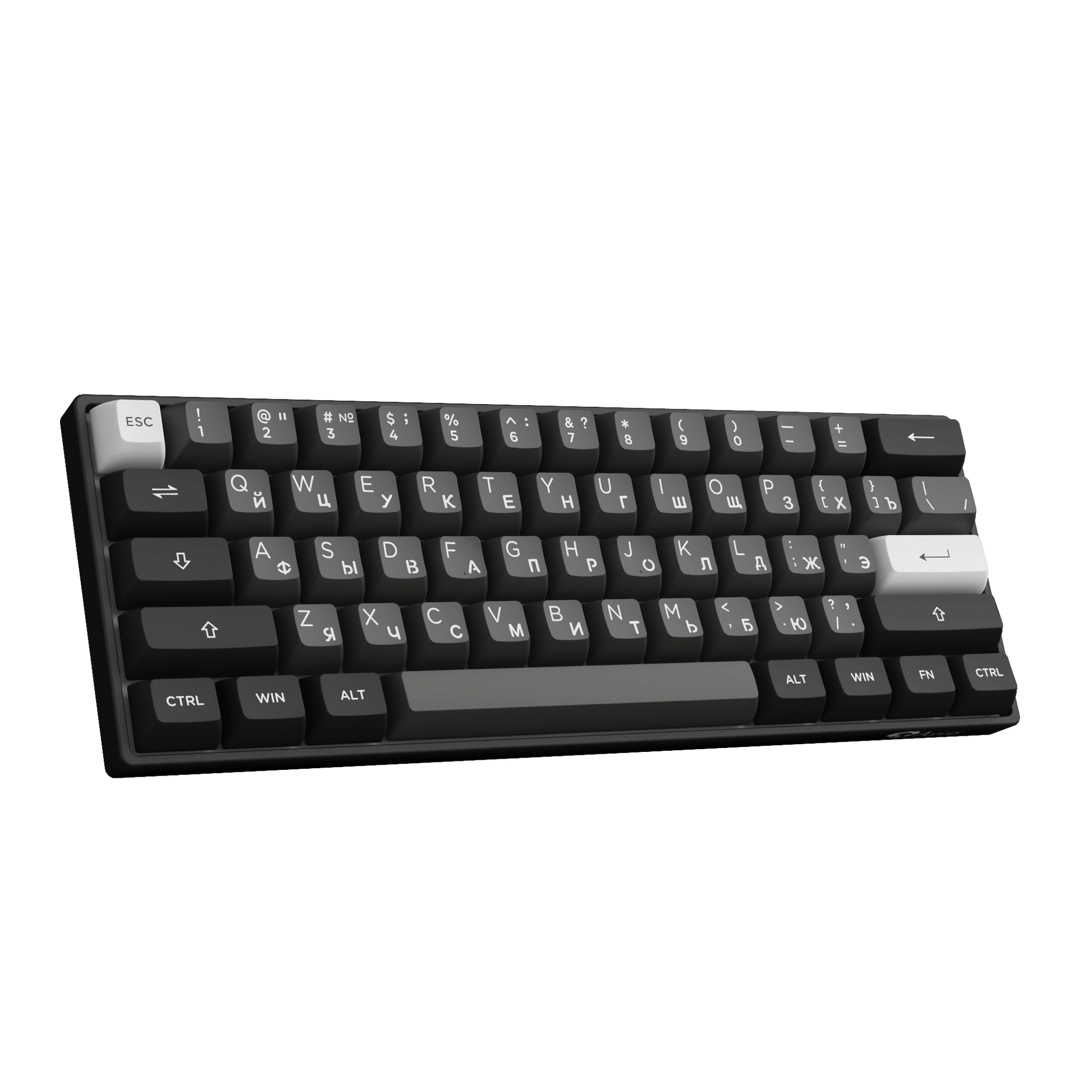 Akko 3061S Cyrillic Keyboard Series Front Left Standing Side