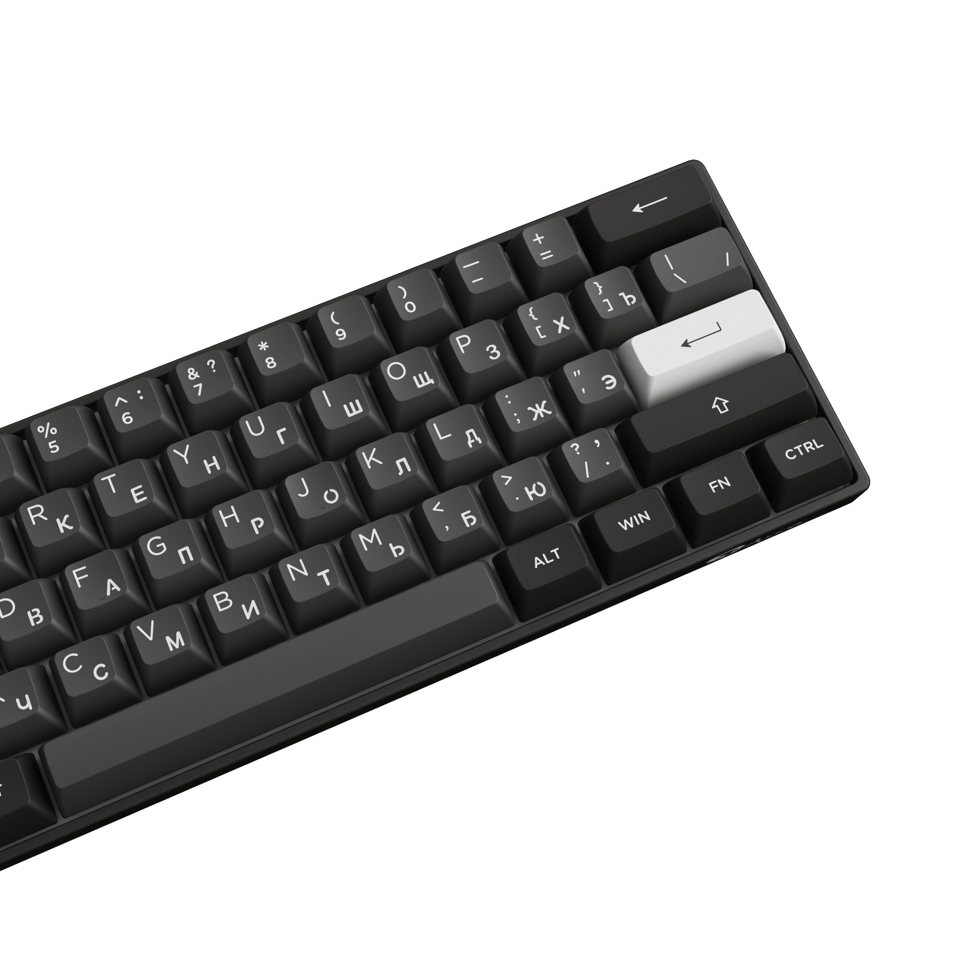 Akko 3061S Cyrillic Keyboard Series Front Right Side Details