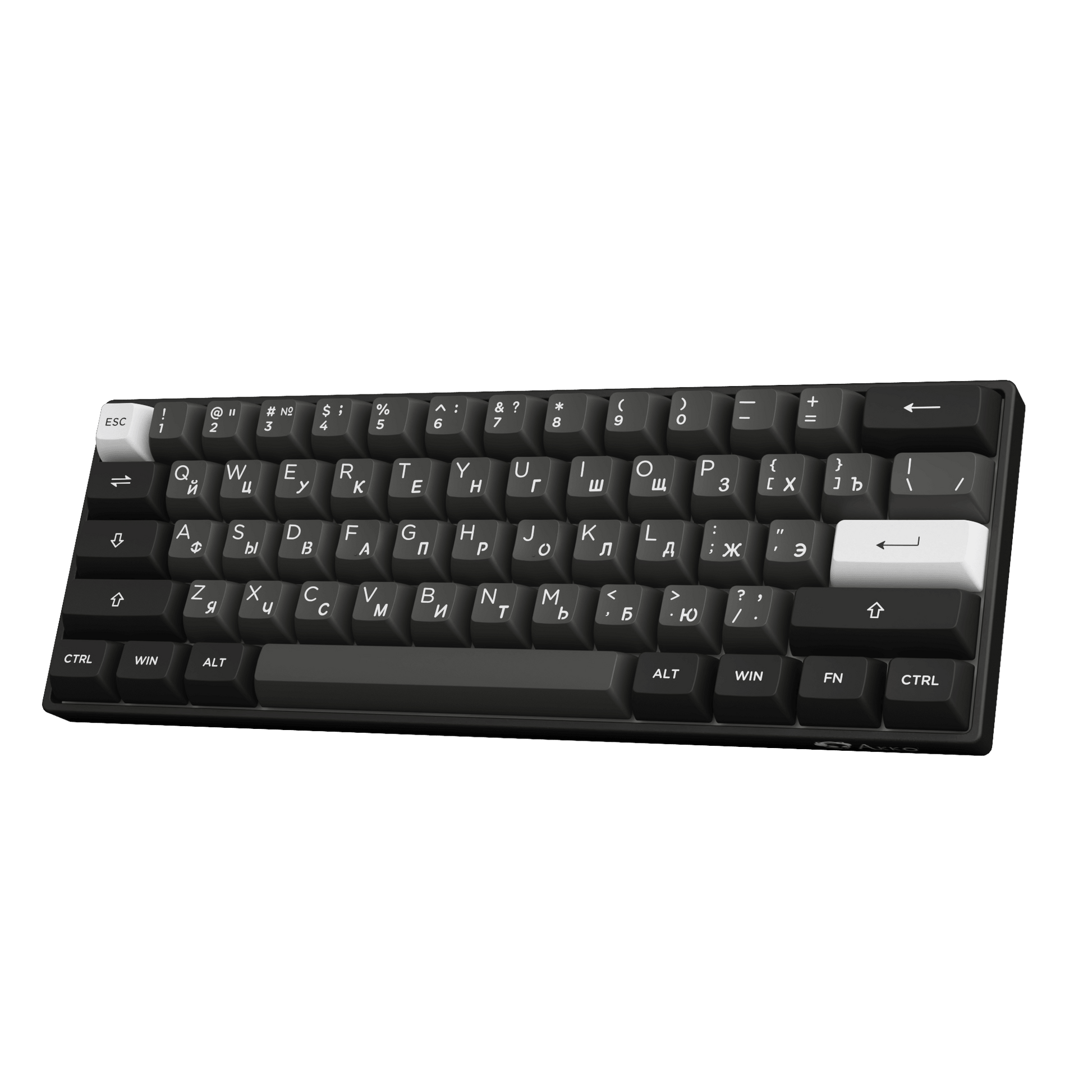 Akko 3061S Cyrillic Keyboard Series Front Right Side