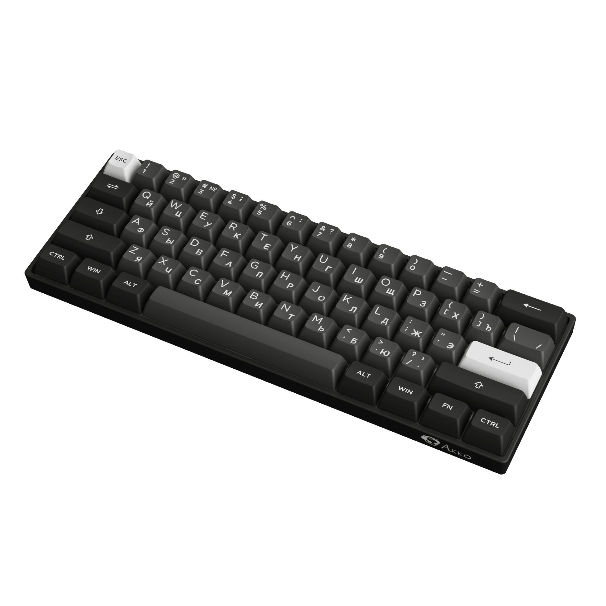 Akko 3061S Cyrillic Keyboard Series Front Left Side