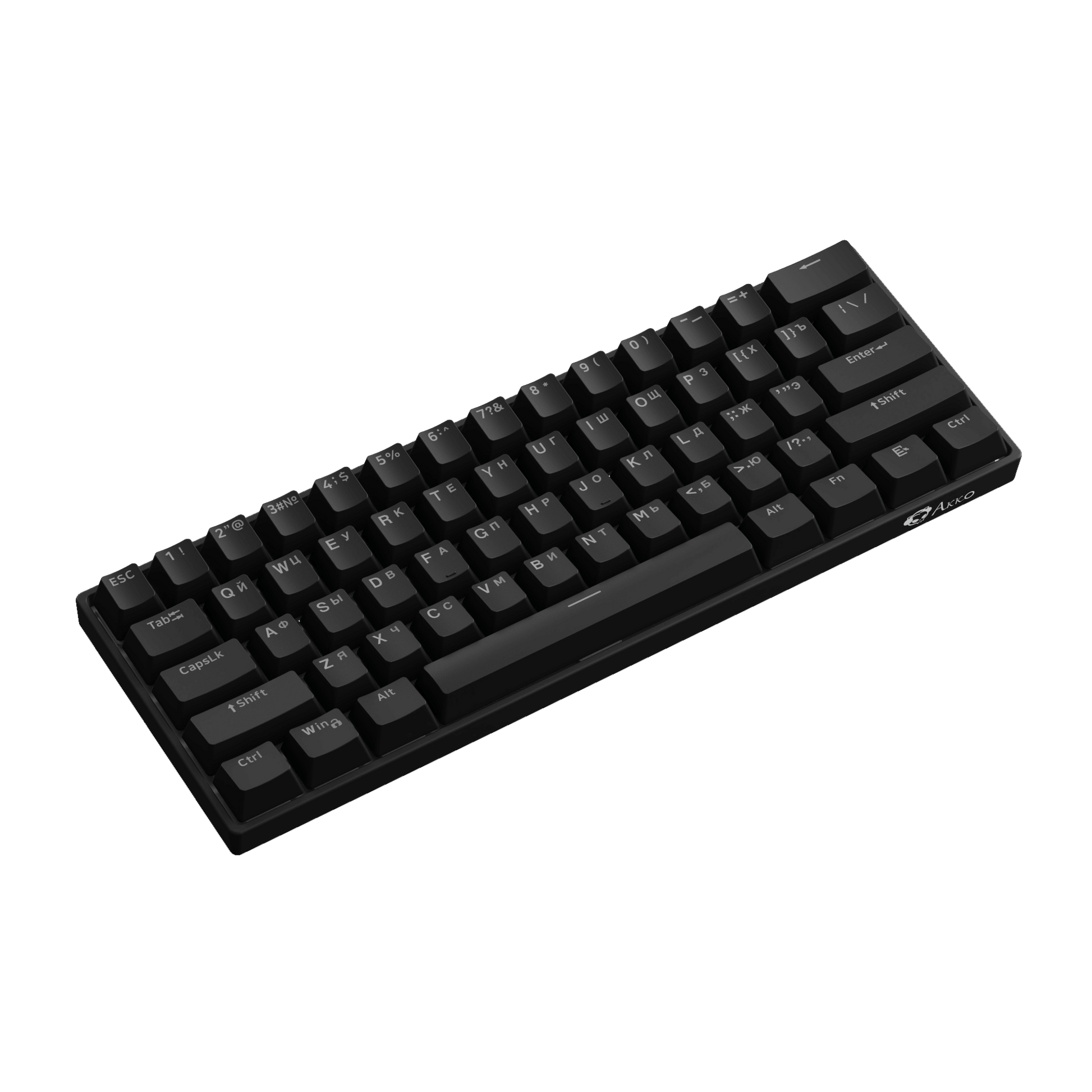 Akko 3061S HE Cyrillic Keyboard Series Left Side Detail