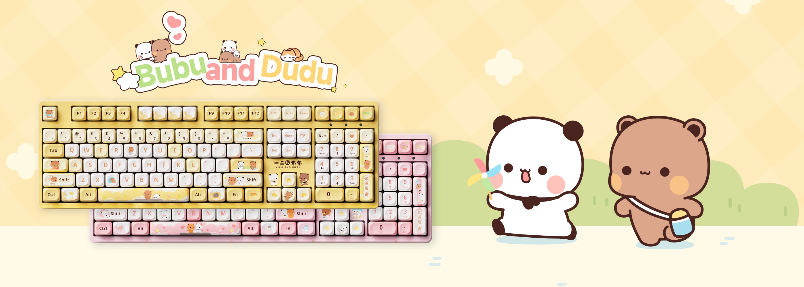 Akko Dudu and Bubu 5108B Full Size Keyboard