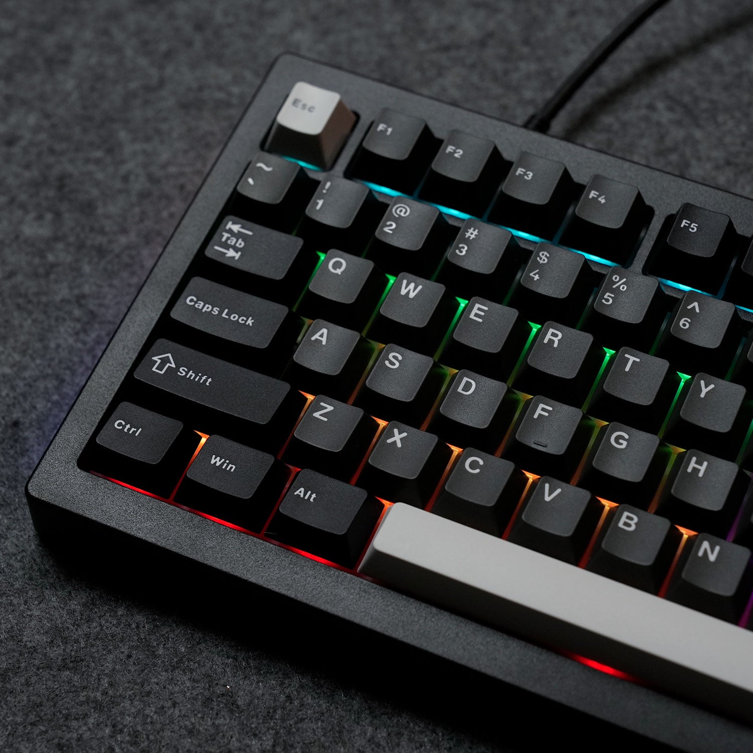 Akko 5075 V3 Mechanical Keyboard RGB Left Details