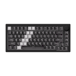 Akko 5075 V3 HE Magnetic Keyboard Gradient Hybrid Black Transparent