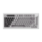 Akko 5075 V3 HE Magnetic Keyboard Gradient Hybrid White Transparent