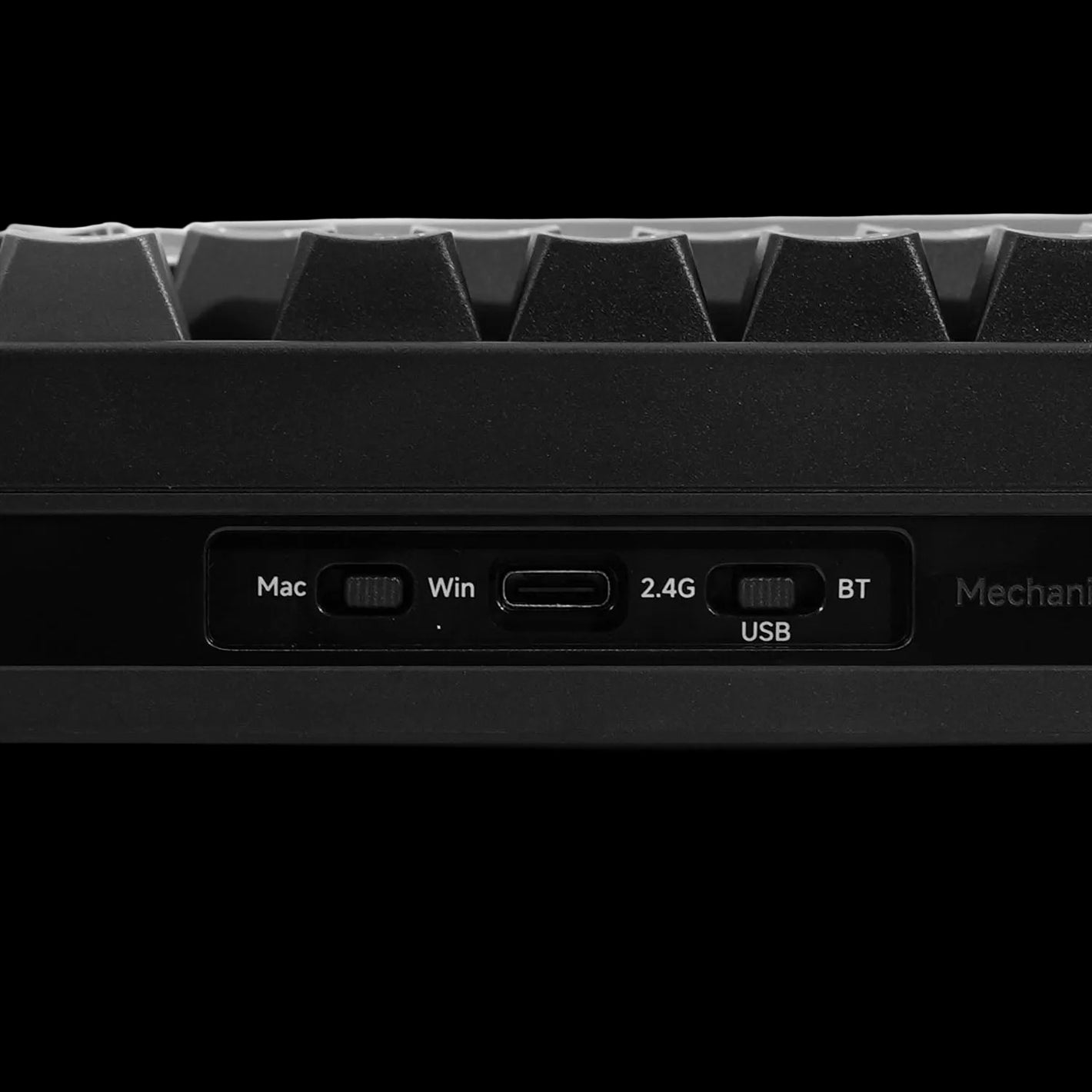 Akko Black Silver 5075 V5 HE ISO DE Magnetic Keyboard Side Interface