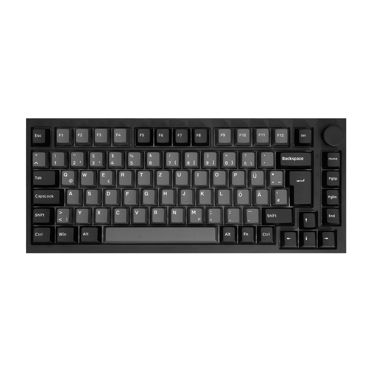 Akko 5075 V5 HE Black & Silver ISO-DE Keyboard