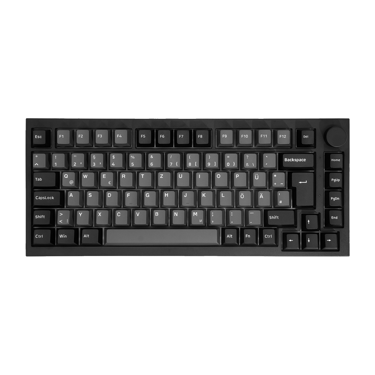 Akko 5075 V5 HE Black & Silver ISO-DE Keyboard