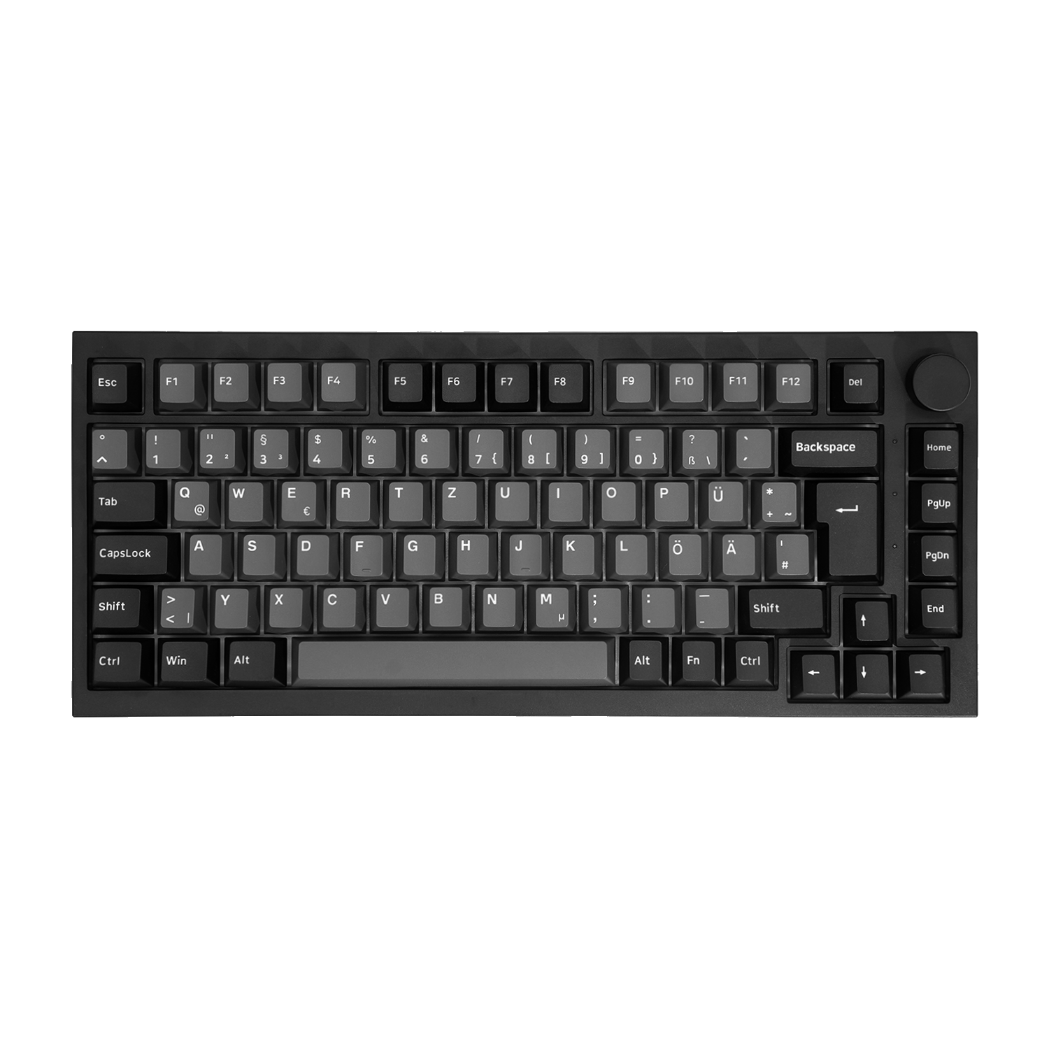 Akko 5075 V5 HE Black & Silver ISO-DE Keyboard
