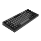 Akko 5075 V5 HE Black & Silver ISO-DE Keyboard Left Side