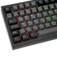 Akko 5075 V5 HE Black & Silver ISO-DE Keyboard Left Details