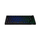 Akko 5075 V5 HE Black Transparent ISO-FR Keyboard RGB Front Side