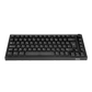 Akko 5075 V5 HE Black Transparent ISO-FR Keyboard Front Side
