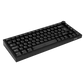 Akko 5075 V5 HE Black Transparent ISO-FR Keyboard Left Side