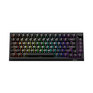 5075 V5 HE Keyboard Black Z Caps RGB Front Side