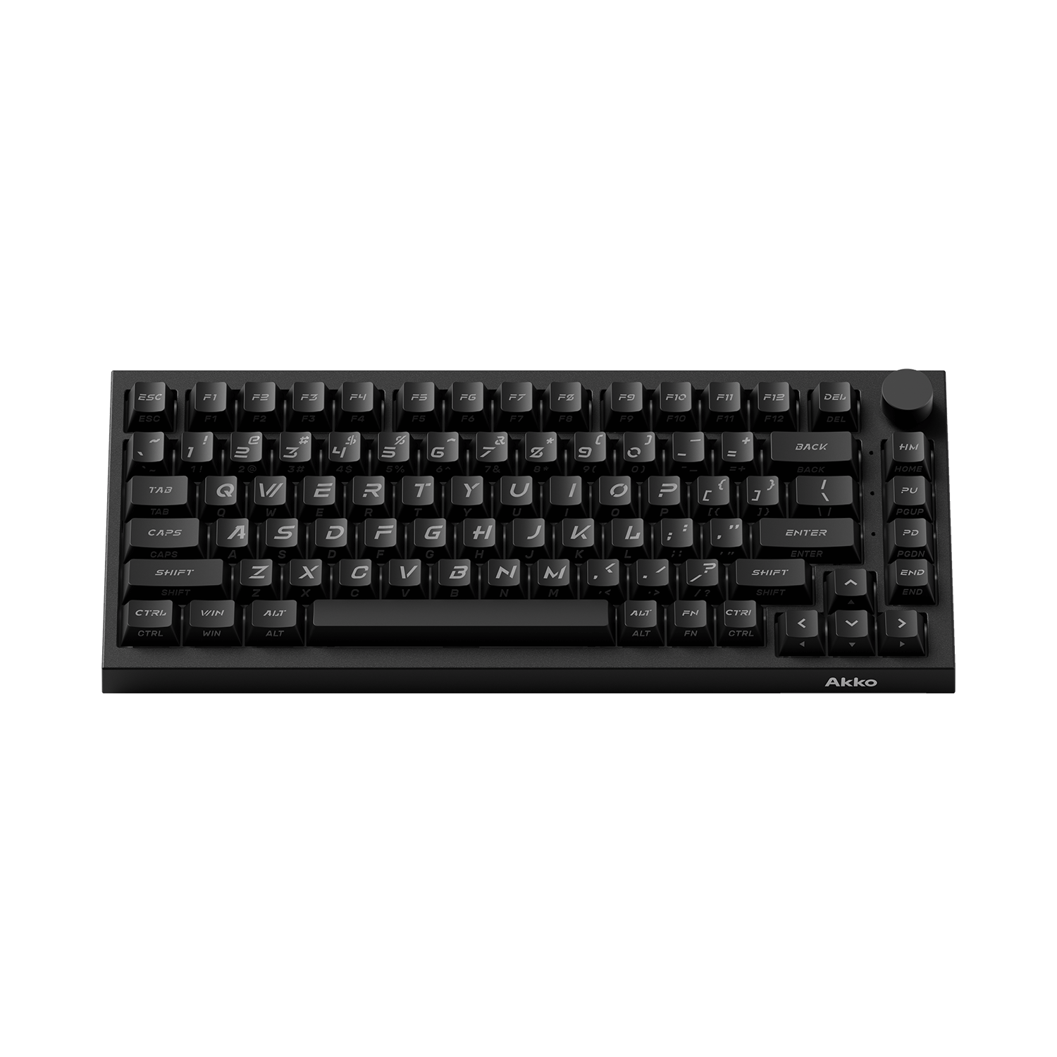 5075 V5 HE Keyboard Black Z Caps Front Side