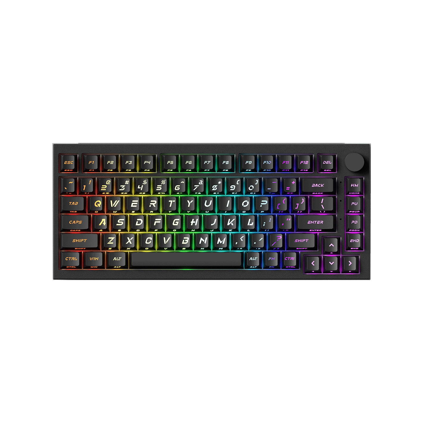 5075 V5 HE Keyboard Black Z Caps RGB