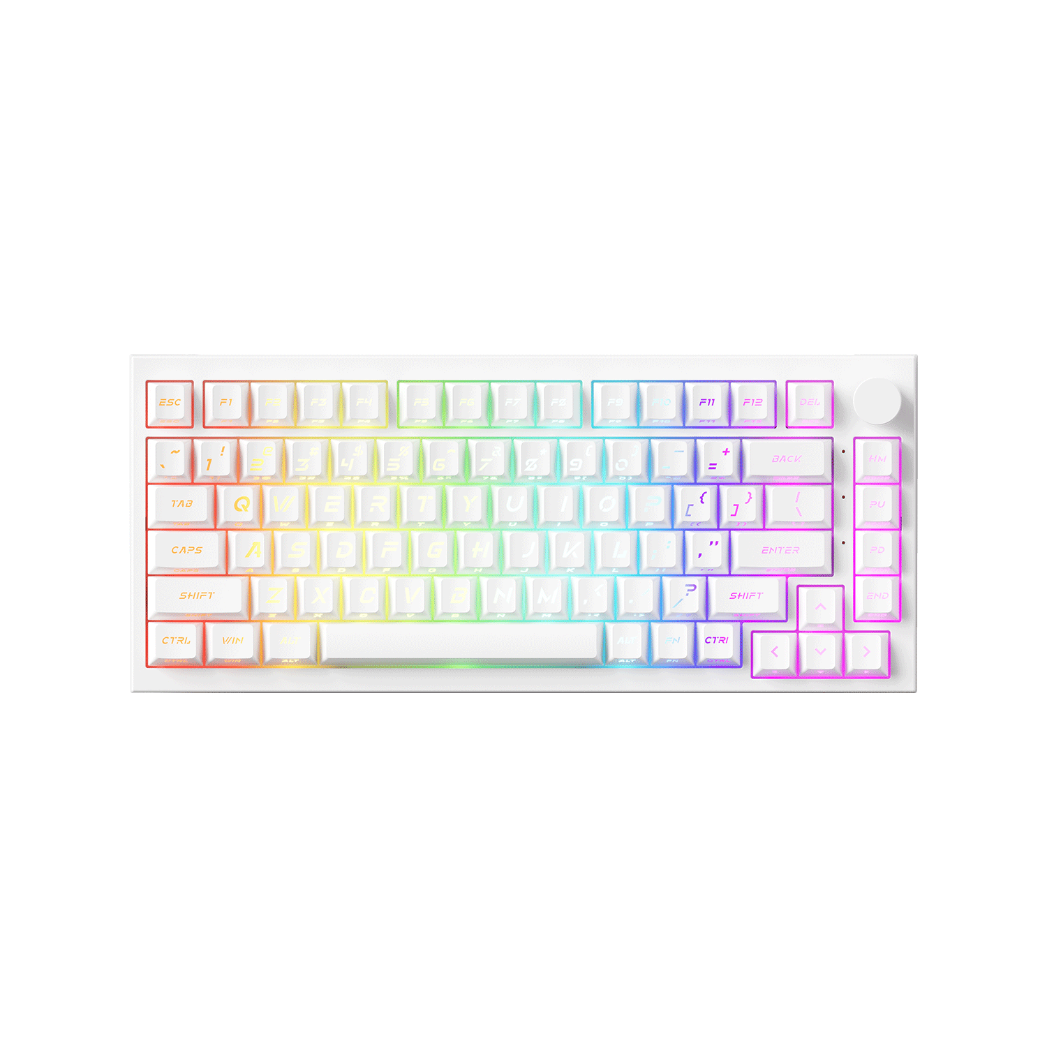5075 V5 HE Keyboard White Z Caps RGB