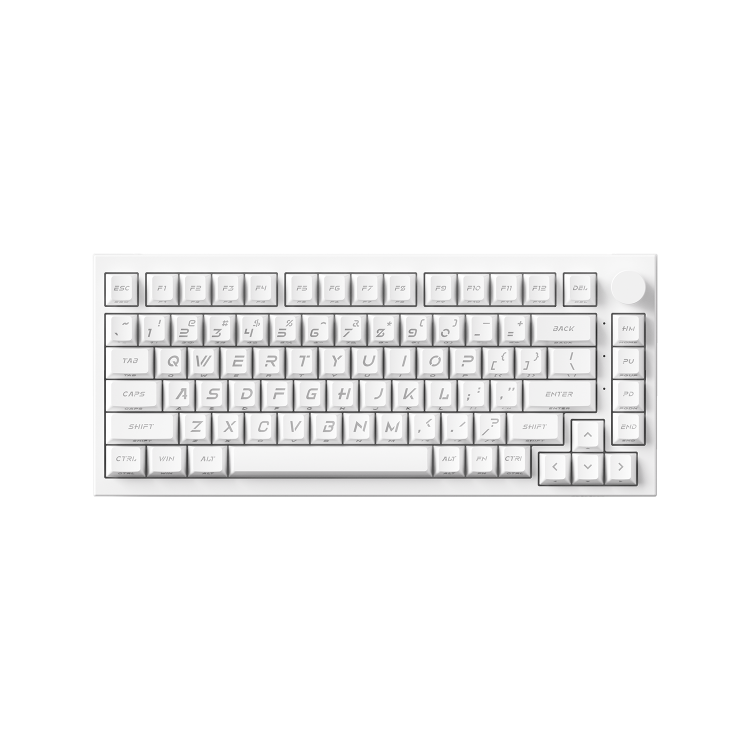 5075 V5 HE Keyboard White Z Caps