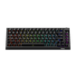 5075 V5 TMR Magnetic Keyboard Black Carbon Fiber RGB Front Side
