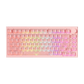 5075 V5 TMR Magnetic Keyboard Translucent Pink Carbon Fiber RGB