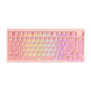 5075 V5 TMR Magnetic Keyboard Translucent Pink Carbon Fiber RGB