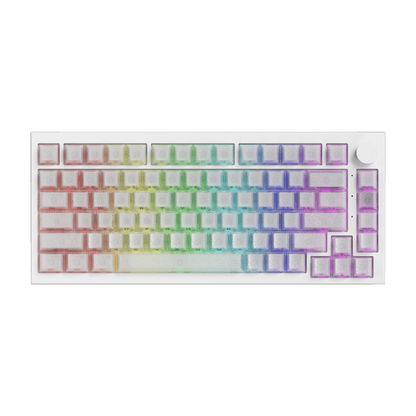 5075 V5 TMR Magnetic Keyboard Translucent White Carbon Fiber RGB