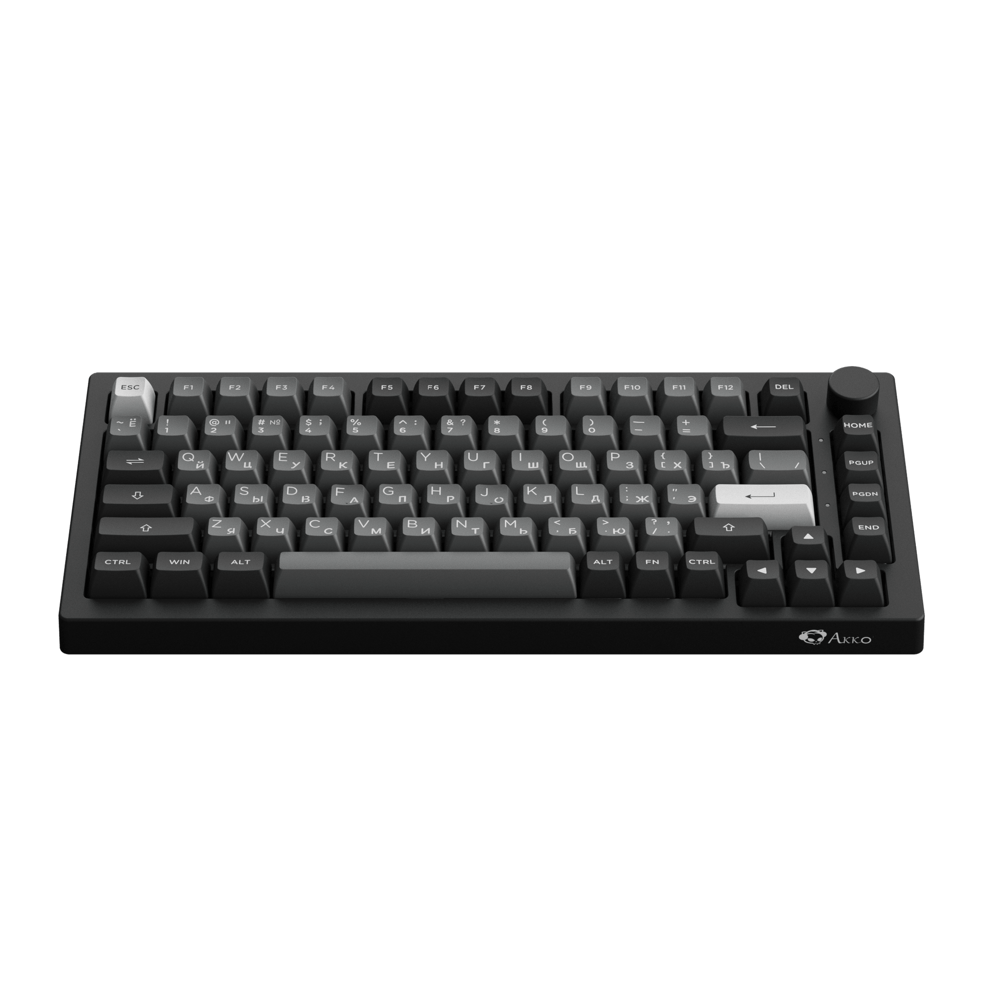 Akko 5075B Plus Cyrillic Keyboard Front Details