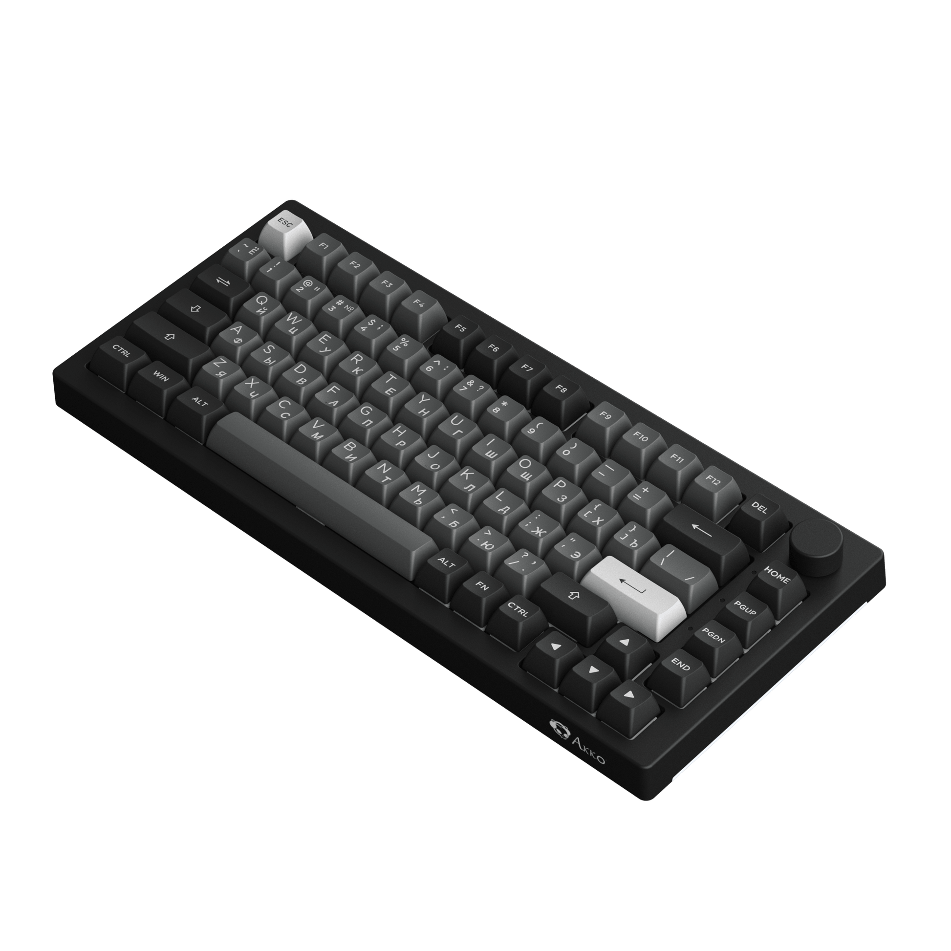 Akko 5075B Plus Cyrillic Keyboard Left Details