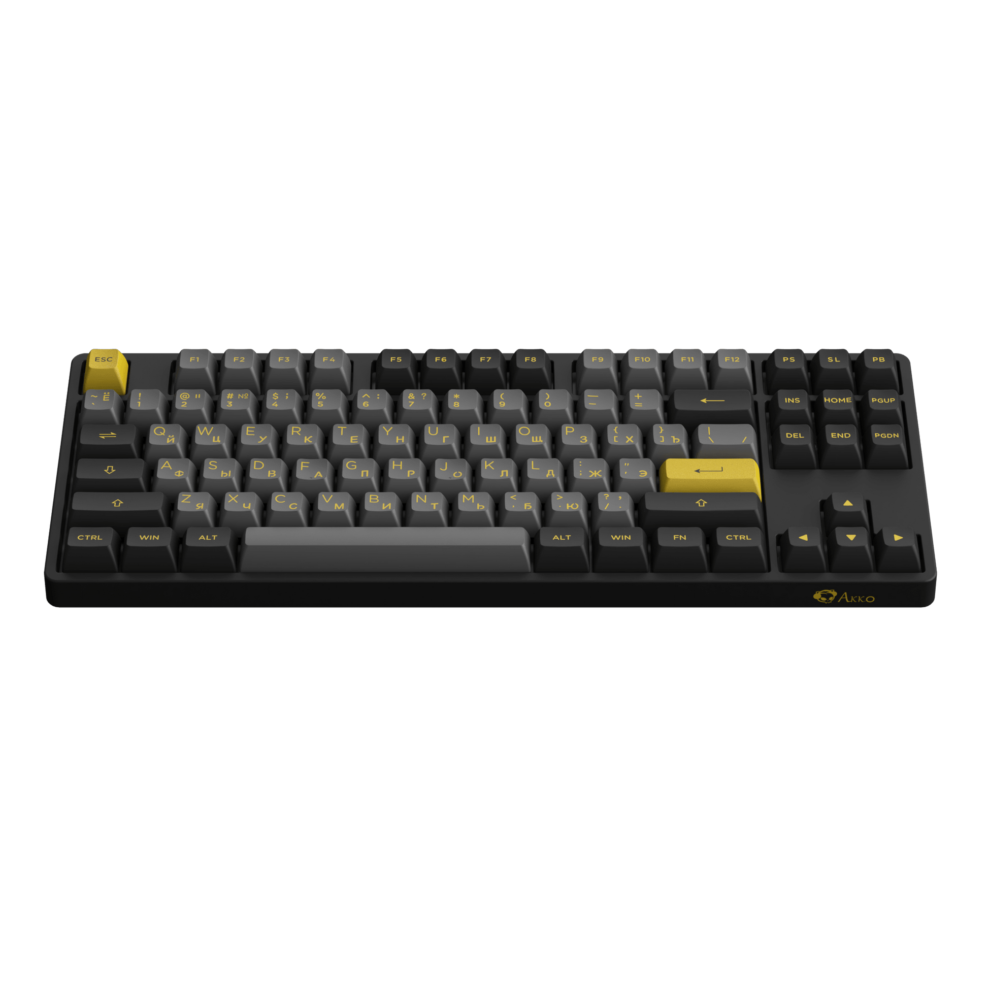 Akko 5087S Cyrillic Keyboard Front Side