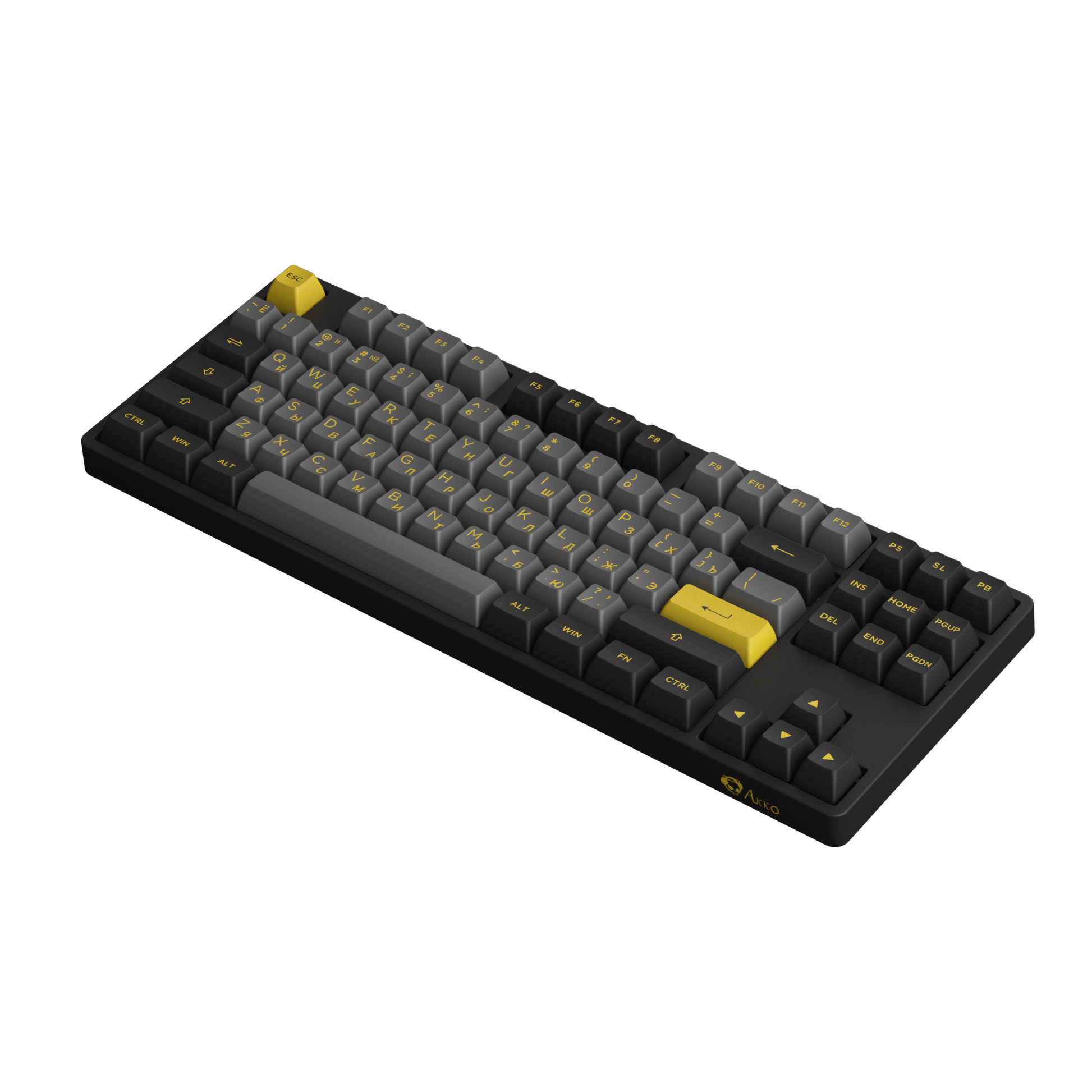 Akko 5087S Cyrillic Keyboard Left Side