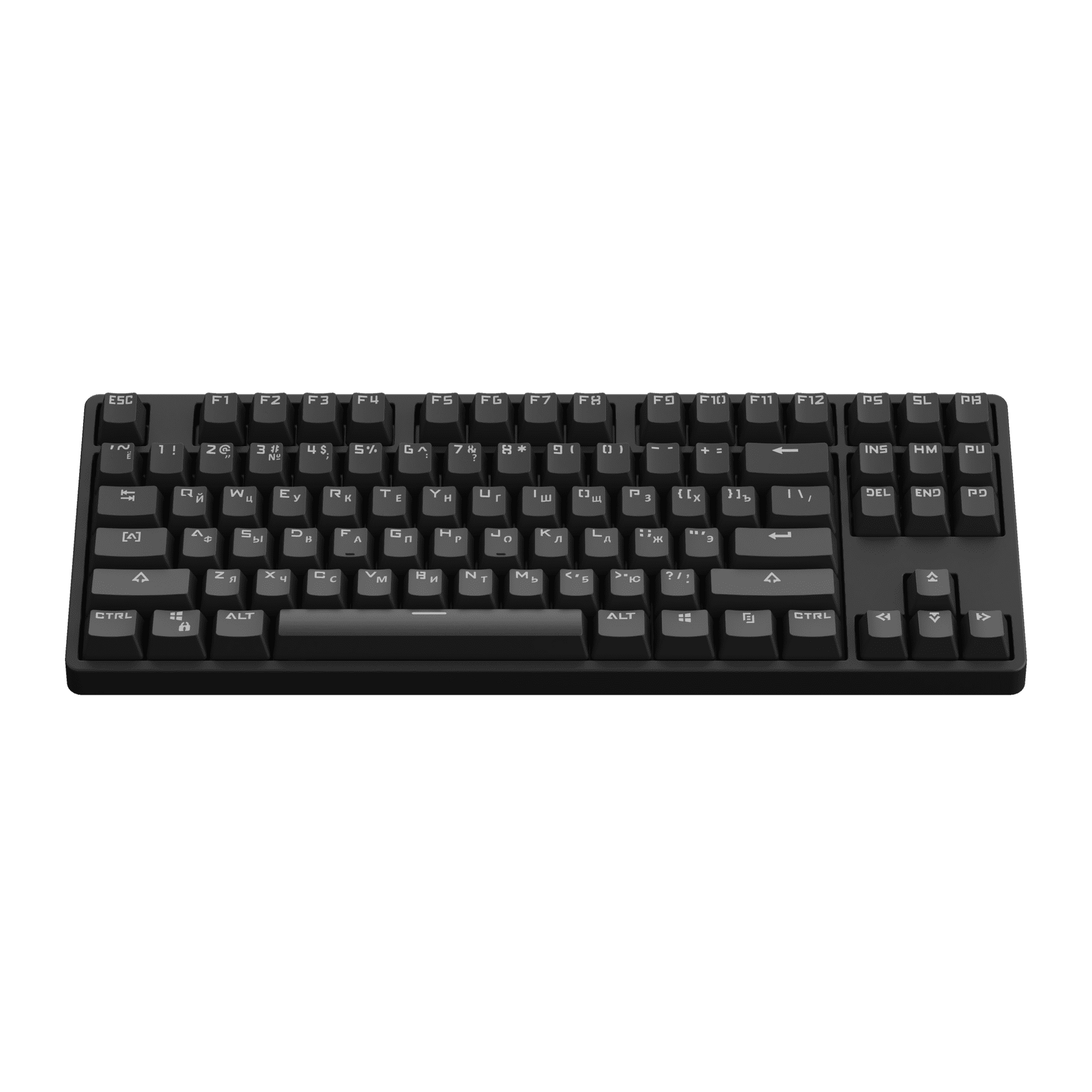 Akko 5087B Plus Cyrillic Keyboard Front Side