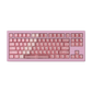 Akko 5087 V3 HE Magnetic Keyboard Gradient Hybrid Pink Transparent
