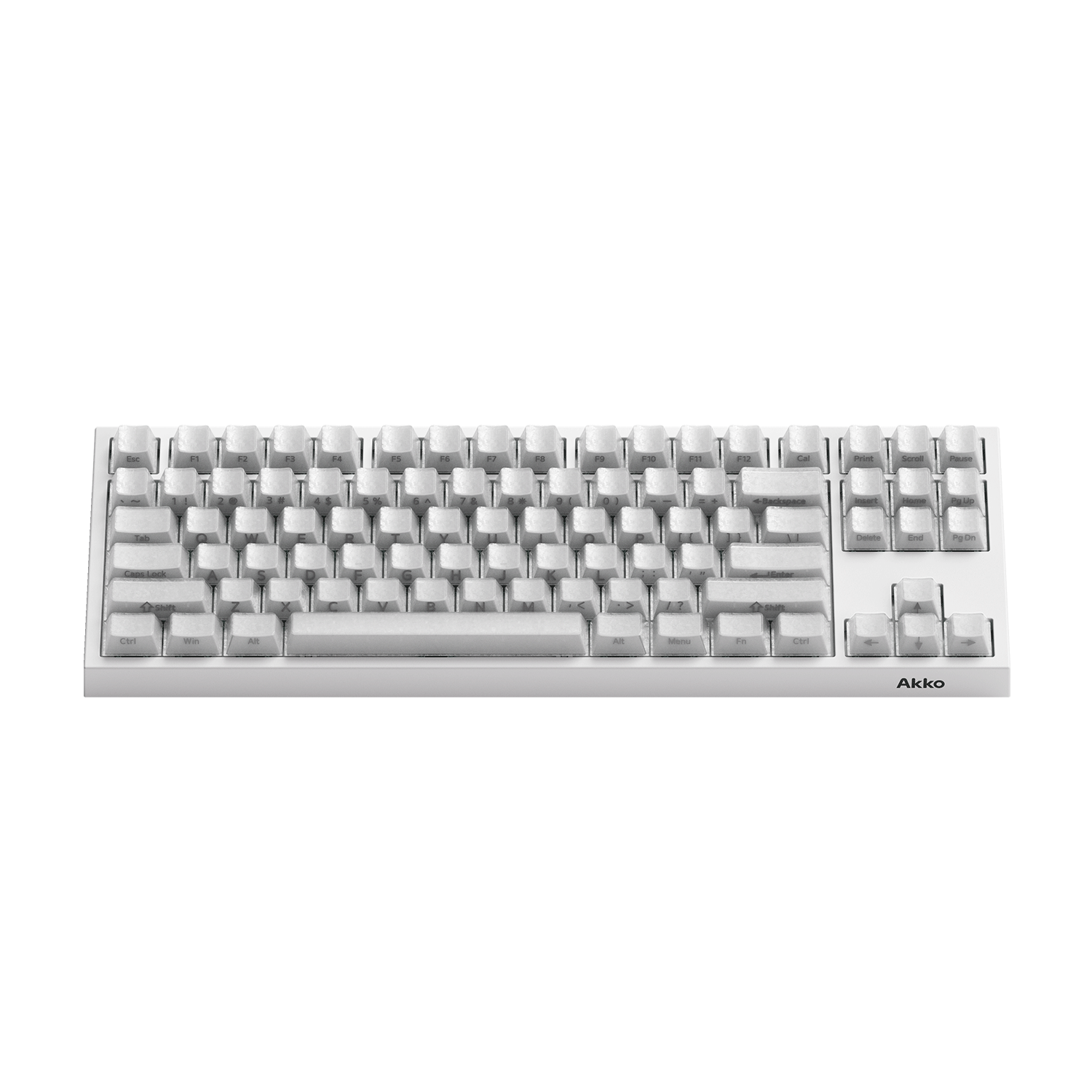 Akko 5087 V5 TMR Keyboard White Front-Side Details