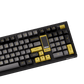 5098B Mechanical Keyboard with Screen Black Gold Theme ANSI Layout Keycap Details