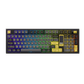 5098B Mechanical Keyboard with Screen Black Gold Theme with RGB